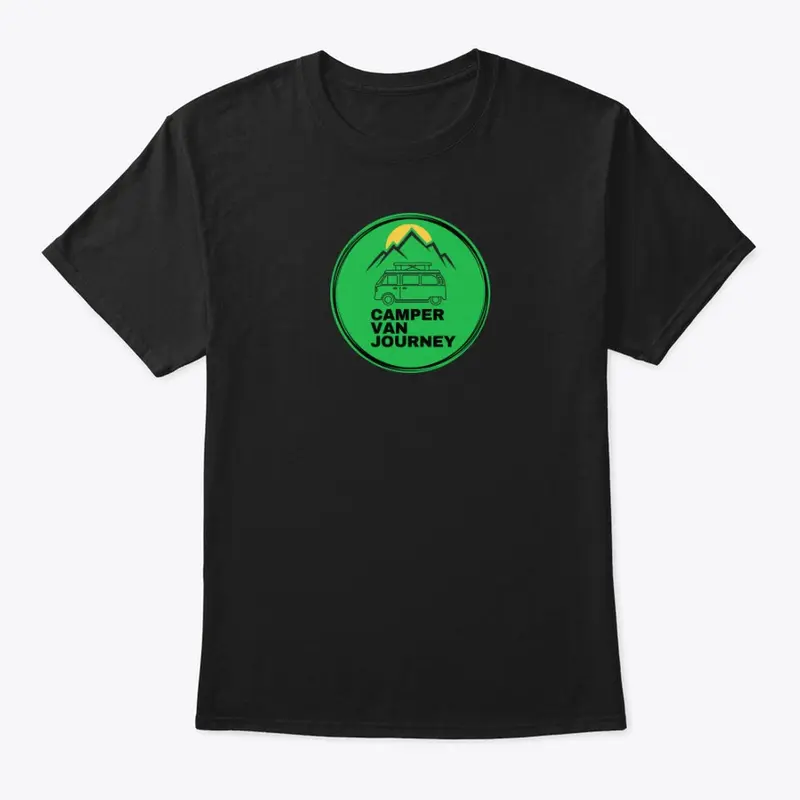 Camper Van Journey Logo Large Green