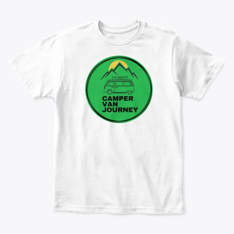 Camper Van Journey Logo Large Green