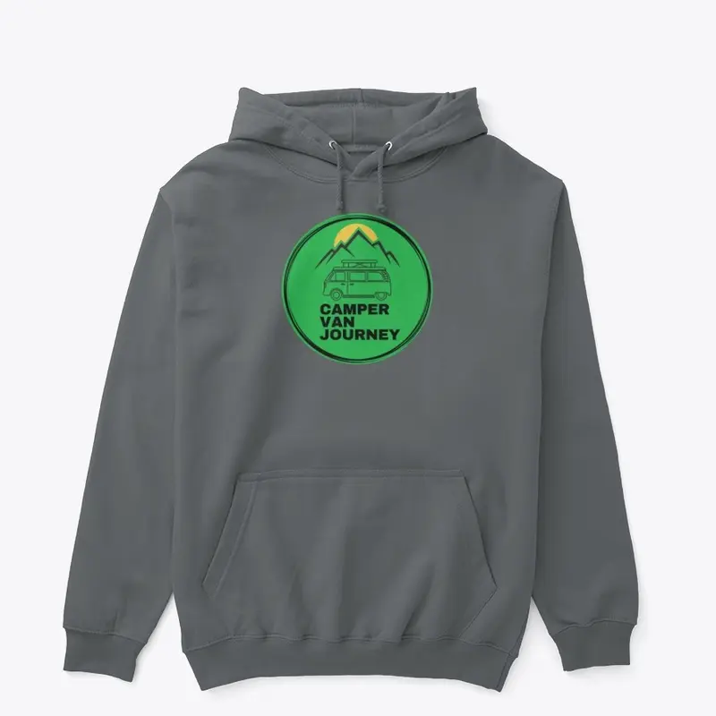 Hoodie Green Logo Front